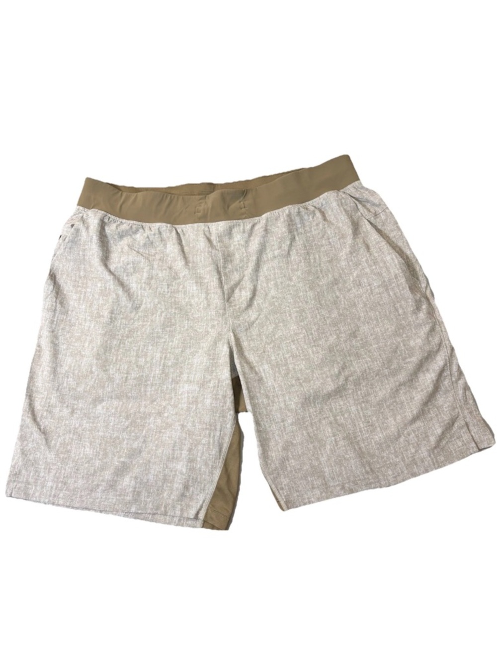 Lululemon T.h.e. Shorts Men’s Xxl Tan 9 Inch Unlined